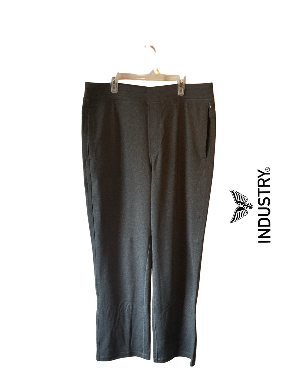 Industry Active Men's Straight-Leg Pants in Dark Grey